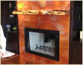 Metal Fireplace